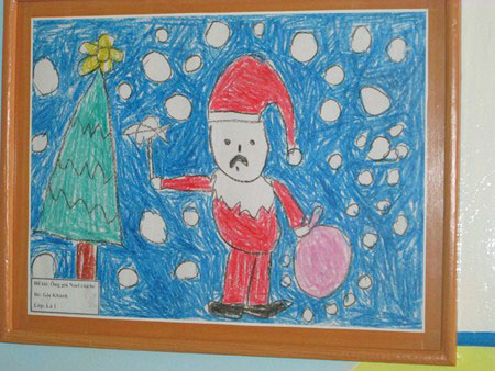 Cuộc thi “bé vẽ tranh tặng ông già noel”